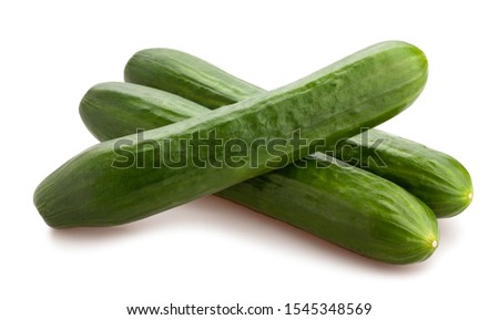 cucumber path isolated on white