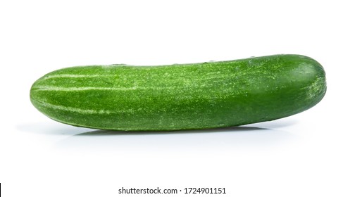 cucumber vegetable isolated on white background - Shutterstock ID 1724901151