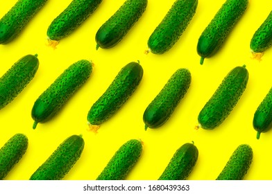 cucumbers parallel to the texture pattern as geometry abstraction
