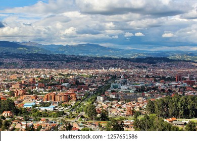 Cuenca Ecuador Aerial View.