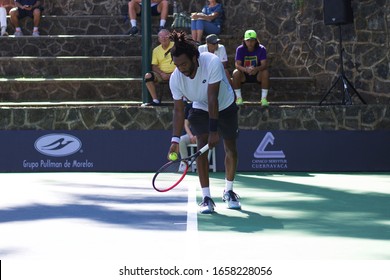 Cuernavaca, Morelos, Mexico
February 18, 2020
ATP Challenger Tour
Morelos Open Crédito Real,
Evan King (USA) In His Match Against John Patrick Smith (AUS), Round Of 64.