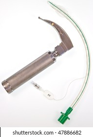 Cuffed endotracheal tube which is passed through larynx into the windpipe during an anaesthetic to maintain an airway and supply oxygen and inhaled anaesthetic.