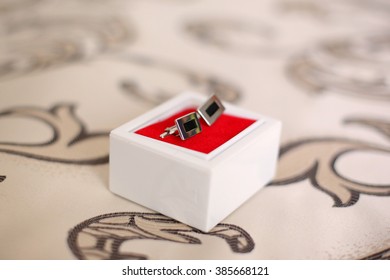 Cufflinks In Little Box