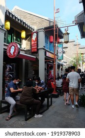 Culinary Tour In China Town PIK, Currently A Popular Tourist Spot In Jakarta. Indonesia, Feb 2021