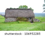 Culloden battle field English commandment house. The Battle of Culloden was the final confrontation of the 1745 Jacobite Rising.The conflict was the last pitched battle fought on British soil,
