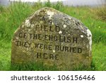 Culloden battle field memorial stone. The Battle of Culloden was the final confrontation of the 1745 Jacobite Rising.The conflict was the last pitched battle fought on British soil,[