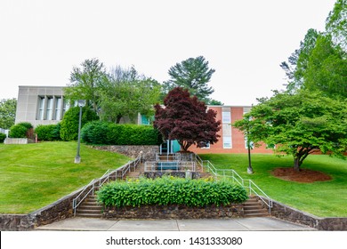 CULLOWEE, NC, USA - MAY 4: Bird Building on May 4 2019 at Western Carolina University in Cullowhee, North Carolina.