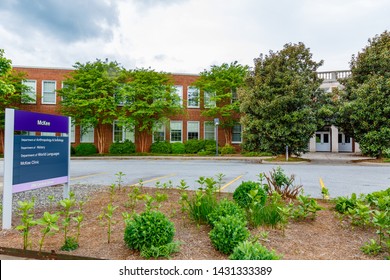 CULLOWEE, NC, USA - MAY 4: McKee Building on May 4 2019 at Western Carolina University in Cullowhee, North Carolina.