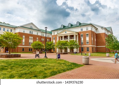 CULLOWEE, NC, USA - MAY 4: Balsam Residence Hall on May 4 2019 at Western Carolina University in Cullowhee, North Carolina.