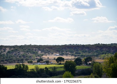 Cultivation fields in the Alentejo landscape