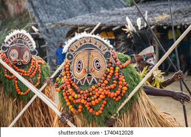 Cultural Yam Festival Sepik River Papua New Guinea