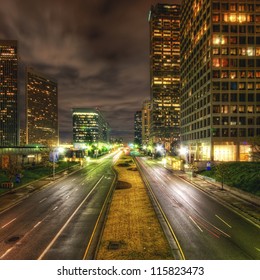 Culver City Traffic At Night