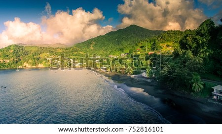 Cumberland bay in St-Vincent and the Grenadines
