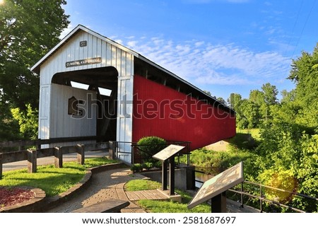 Cumberland Bridge Spanning The River