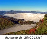 Cumberland Gap Mountains above the clouds