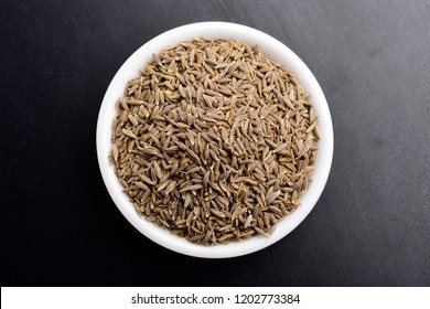 Cumin Seeds Top View 