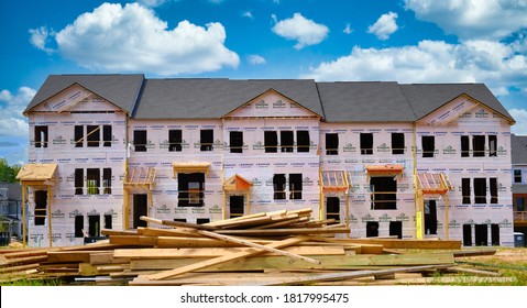 CUMMING, GEORGIA - September 13, 2020: The Housing Market Is Facing A New Boom In Growth Thanks To The Aging Baby-boomer Population And The Desire For Over-55 And Assisted Living Communities.