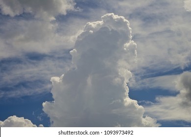 Cumulonimbus clouds, beautiful sky