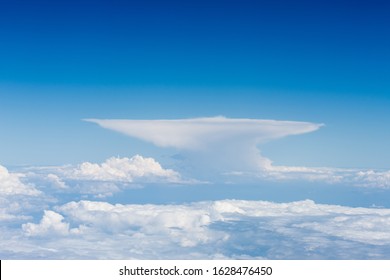 Cumulonimbus Incus Cloud Taken From The Flight Deck Of An Airliner