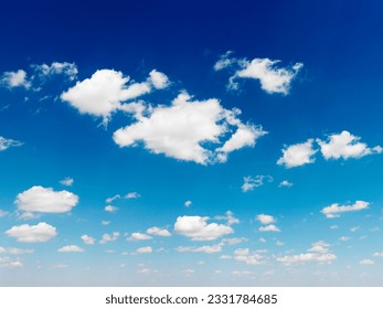 Cumulus cloud formation in blue sky. - Shutterstock ID 2331784685