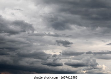 cumulus clouds before a thunderstorm
