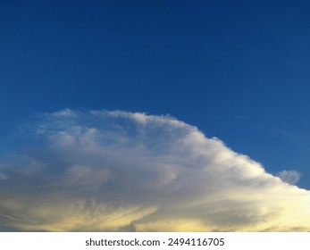 The cumulus clouds in the bright blue sky create a serene atmosphere, reminding me of the beauty of nature. #outdoor #clouds #nature - Powered by Shutterstock