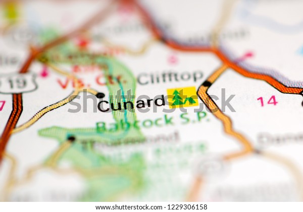 Cunard West Virginia Usa On Geography Stock Photo Edit Now 1229306158