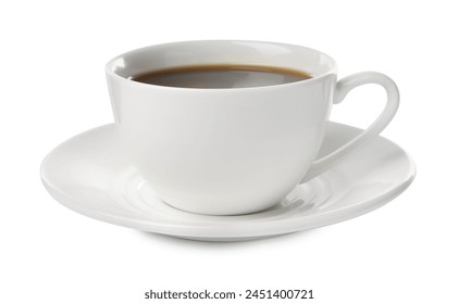 Cup of aromatic coffee isolated on white - Powered by Shutterstock