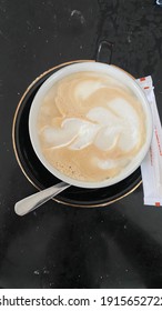 a cup of caffelatte for your background images
