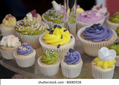 Cup Cakes for Sale on Market Stall