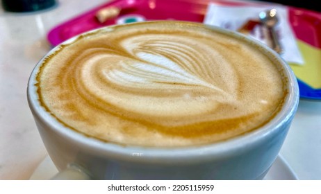 Cup Of Cappuccino  At Häagen-Dazs, Berlin, GERMANY