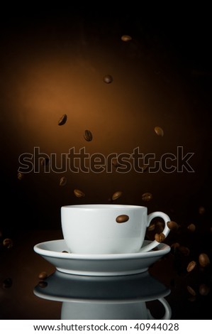 Similar – Image, Stock Photo coffee splash Nutrition