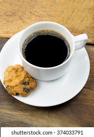 cup of coffee and cookie
