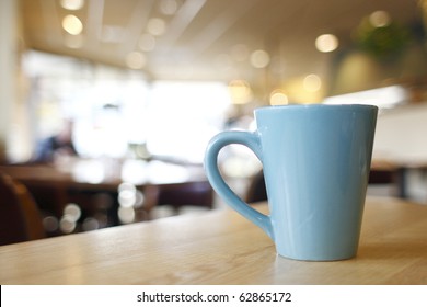 Cup Of Coffee At A Diner.