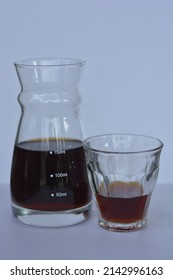 a cup of coffee with the filter method