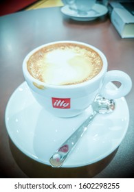 cup of coffee with illy coffee 
