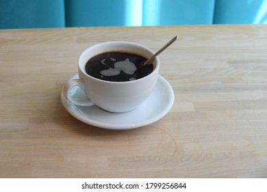 Cup of coffee on the table