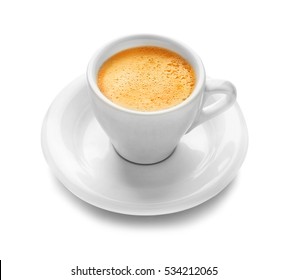 Cup Of Coffee On White Background