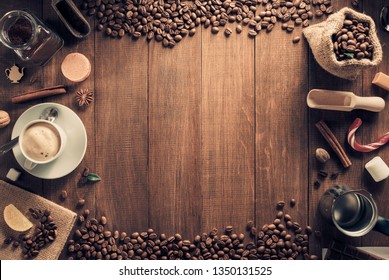 cup of coffee  on wooden background - Powered by Shutterstock