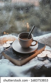 A Cup Of Coffee In The Rain