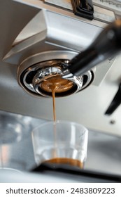 cup, fresh, coffee, machine, background, cafe, drink, brown, maker, espresso, bar, hot, cappuccino, italian, making, bean, mug, aroma, breakfast, service, closeup, morning, counter, pour, restaurant, 
