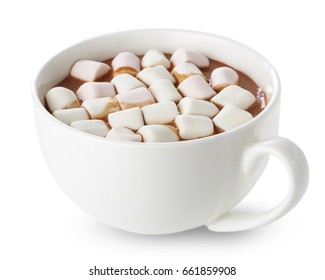 Cup Of Hot Cocoa With Marshmallows