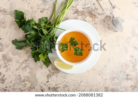 Similar – Image, Stock Photo Pumpkin soup Vegetable