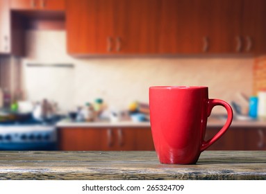 Cup On The Kitchen Table