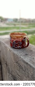 Cup On A Stone Wall, Tea Cup Photo