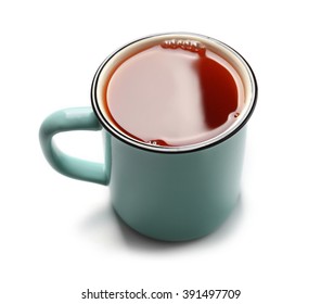 Cup Tea Isolated On White Stock Photo 391497709 | Shutterstock