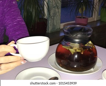 cup of tea and a kettle