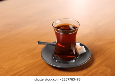A cup of tea on the table