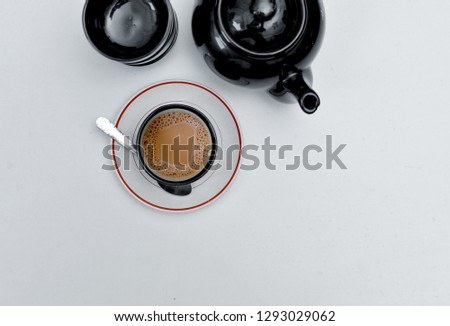 Similar – Image, Stock Photo Chamomile flowers emerging from a teapot