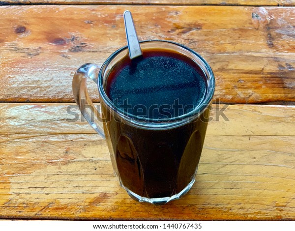 Cup Traditional Hot Black Coffee Presentation Stock Photo Edit Now 1440767435